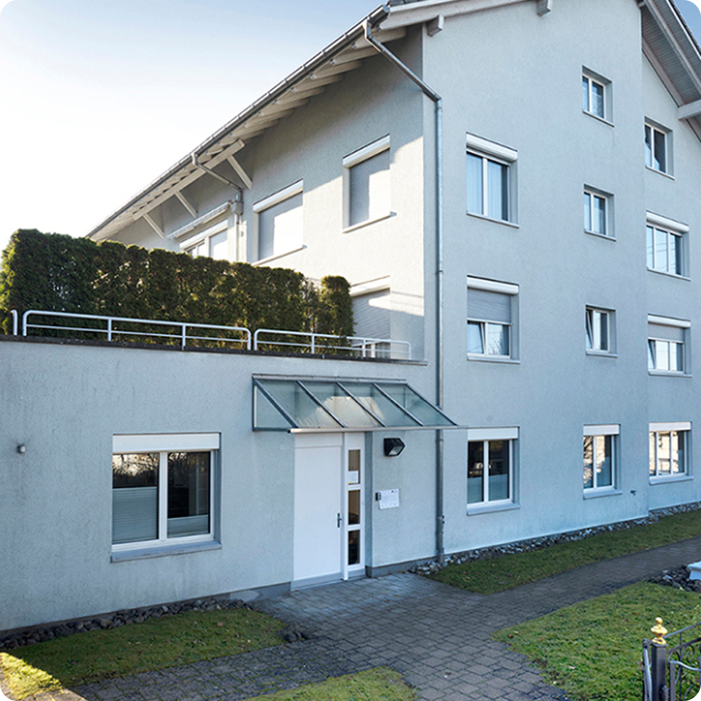Aussenansicht der Praxis in Gossau