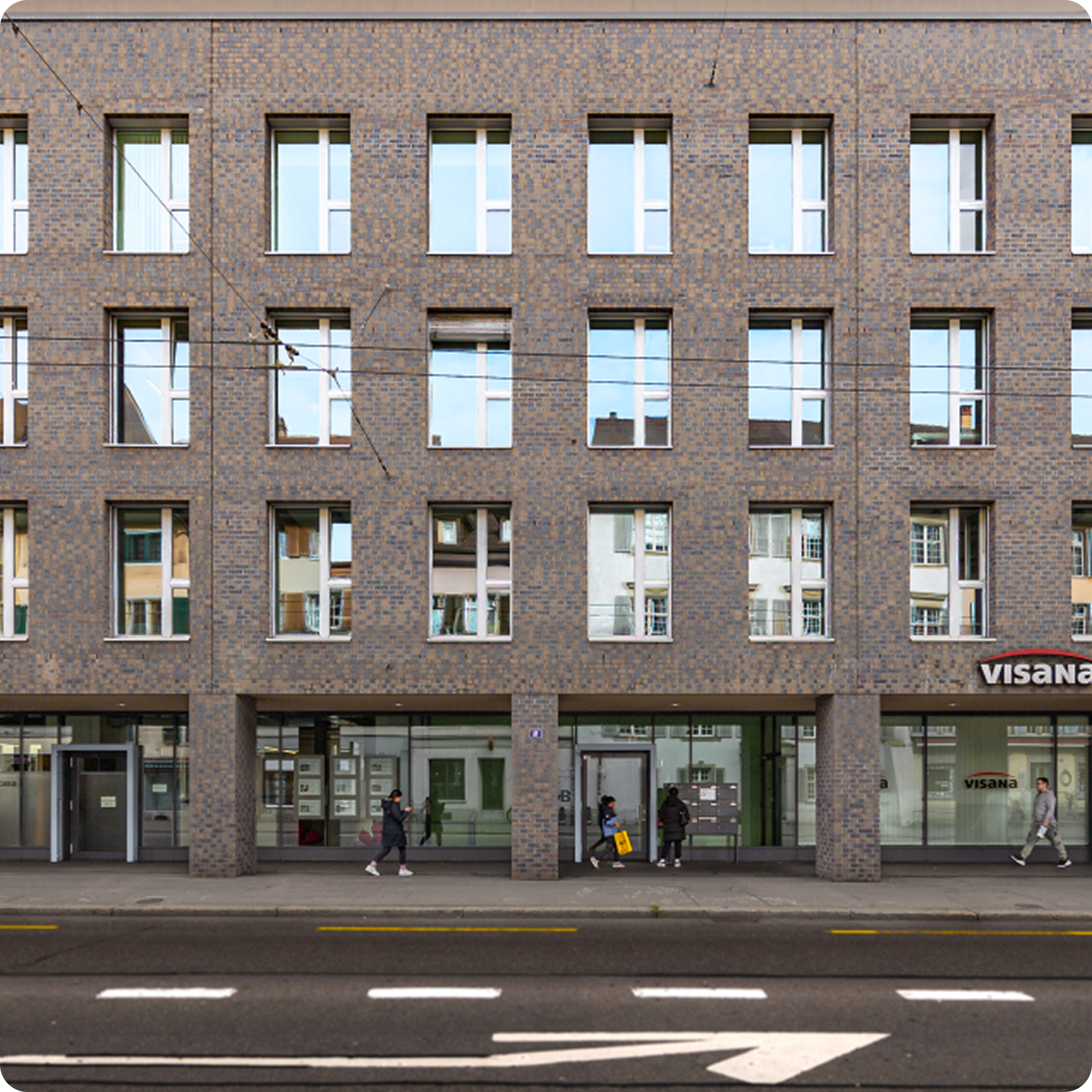 Aussenansicht der Praxis in Winterthur